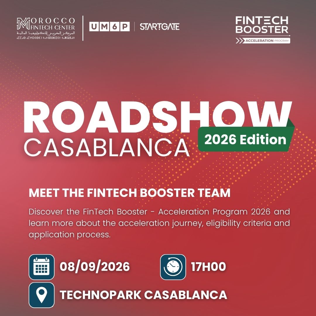 Roadshow FinTech Booster – Accélération : étape Casablanca