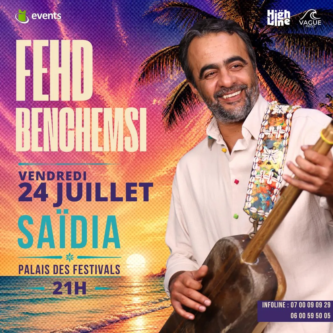 Fehd Benchemsi & The Lalla en concert à Saïdia