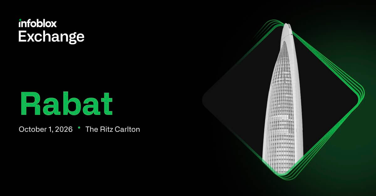 Infoblox Exchange 2026 — Rabat