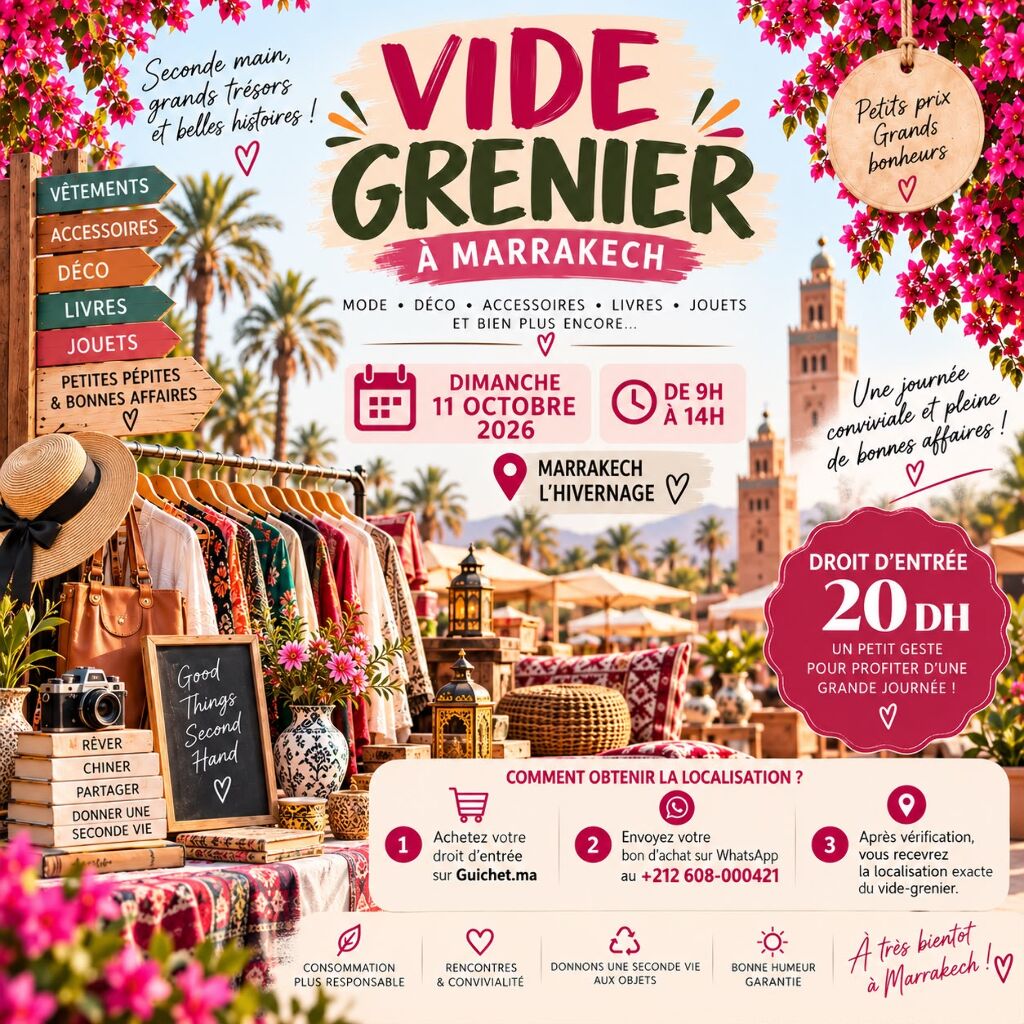 Vide-grenier à Marrakech — L'Hivernage