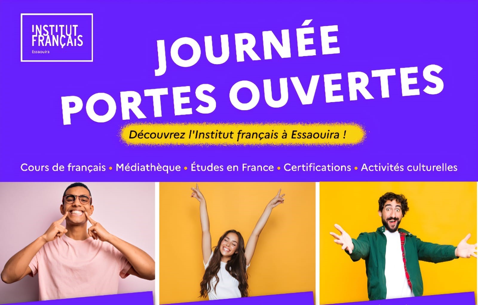Journée portes ouvertes — Institut français d'Essaouira
